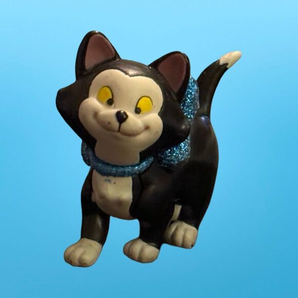 Disney Pinocchio FIGARO CAT Glitter Bow Minnie Bowtoons Bowtique 1.5" A30 - Picture 8 of 8